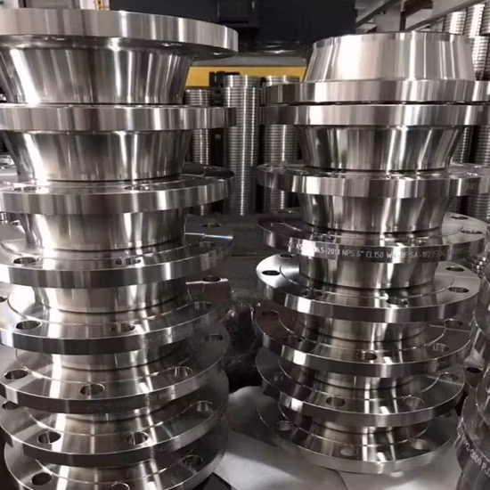 ANSI B16.5 Welding Neck Stainless Steel Tubes Spare Parts SS304 SS316L Slip on Flanges